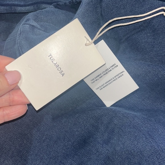 TULAROSA Cat Ruffle Sweatshirt Navy Blue - Picture 5 of 5